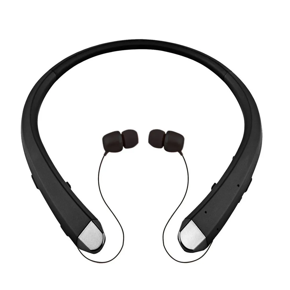 Беспроводная bluetooth гарнитура спортивные наушники Выдвижной наушник стерео для