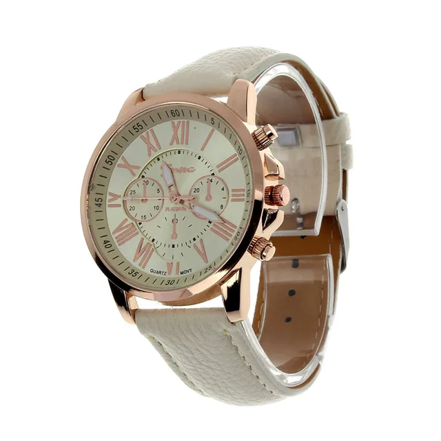 Fashion 2019 Women's Geneva Roman Numerals Faux Leather Analog Quartz watches wo Fashion 2019 Women's Geneva Roman Numerals Faux Leather Analog Quartz watches wo