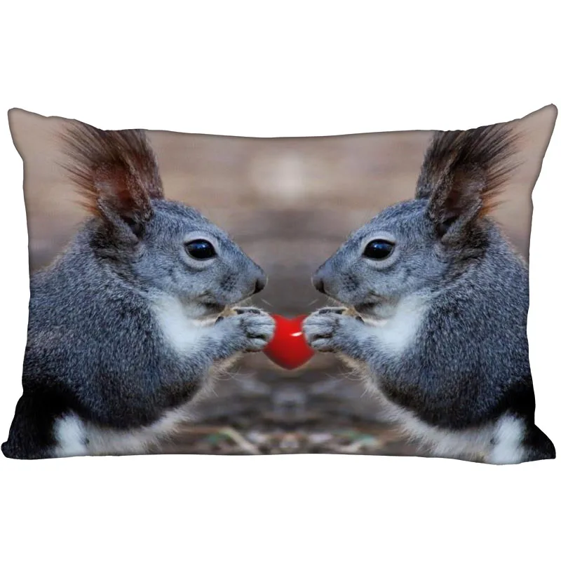 ShunQian Squirrel Animal Pillow Case High Quality New Year's Pillowcase