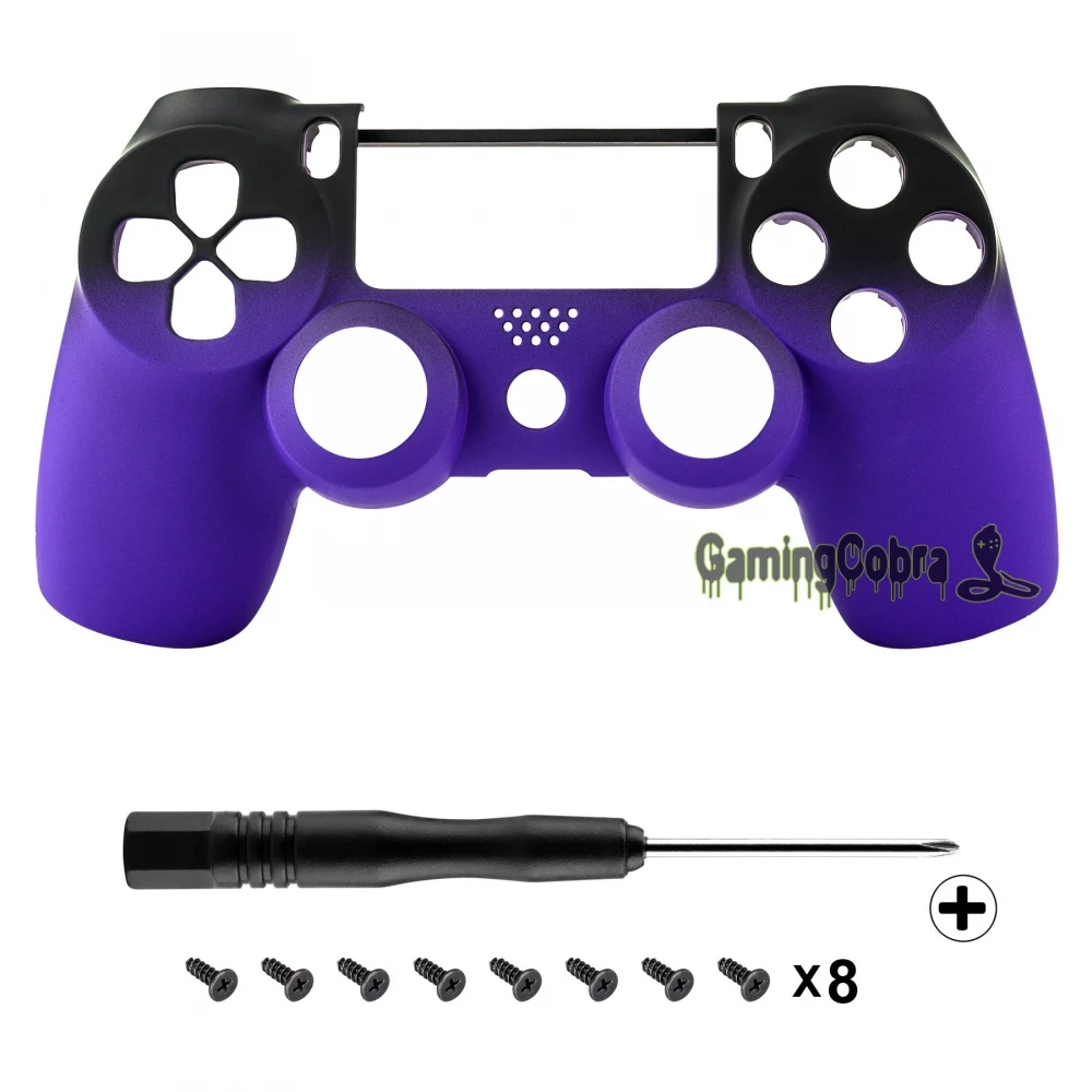 

Front Shell Housing Cover Faceplate Repair kits for PS4 Controller Shadow Purple JDM-010 JDM-020