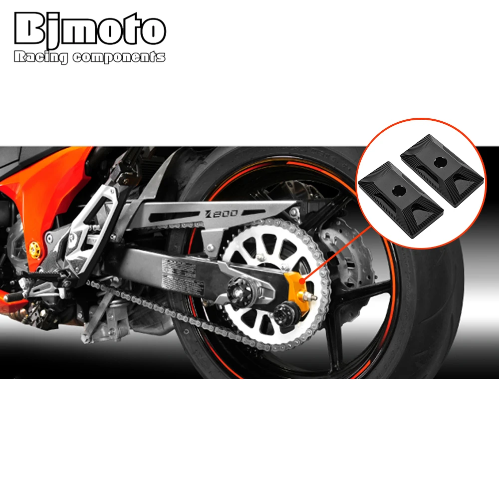BJMOTO New Ninja 400 2018 Motorcycle Rear Fork Spindle Chain Adjuster