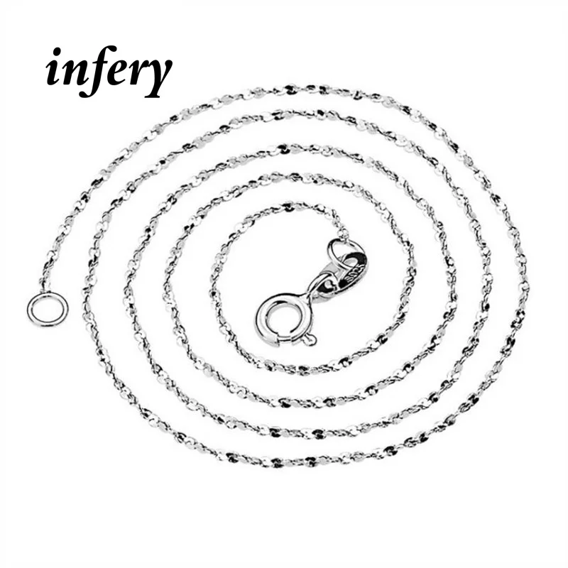 

Infery Hot Sale 925 Sterling Silver Choker of the Clavicle Chain chain Filled with Star Necklace for Women Gift Bijoux 1Y252