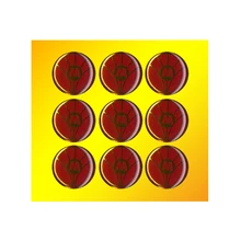 Прозрачная кристальная наклейка на заказ с отверстием