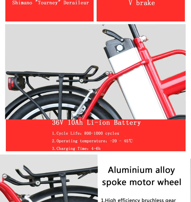 Top Electric Folding Bike with 250W Brushless Hub Motor 36V 10Ah Lithium Battery Foldable  Electric Bicycle Ebike Motorcycle Scooter 8 Top Electric Folding Bike with 250W Brushless Hub Motor 36V 10Ah Lithium Battery Foldable  Electric Bicycle Ebike Motorcycle Scooter 8