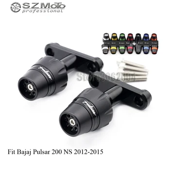 

For Bajaj Pulsar 200 NS 2012-2015 Frame Slider Crash Protector Bobbins Falling Protection Motorcycle Accessories With Logo CNC