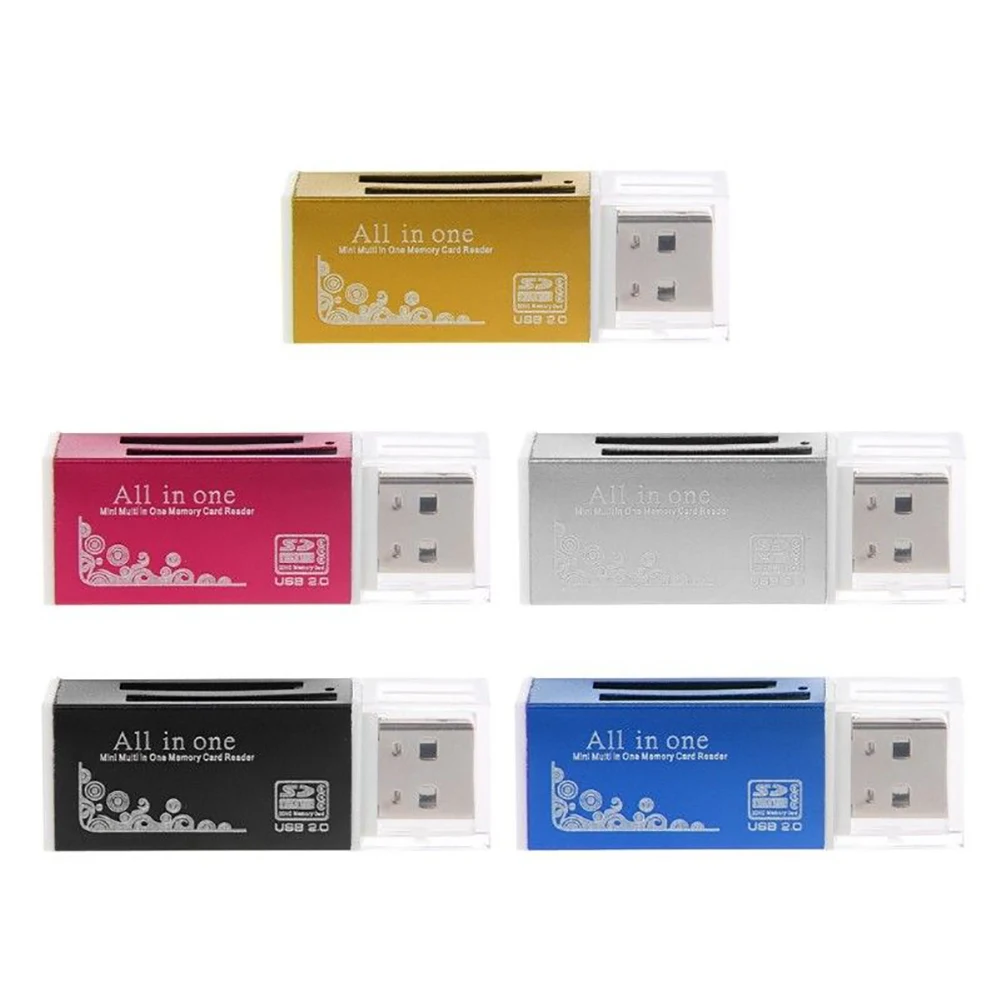 Оптовая продажа быстрая скорость USB 2 0 мульти считыватель карт памяти для SD/SDHC MMC TF