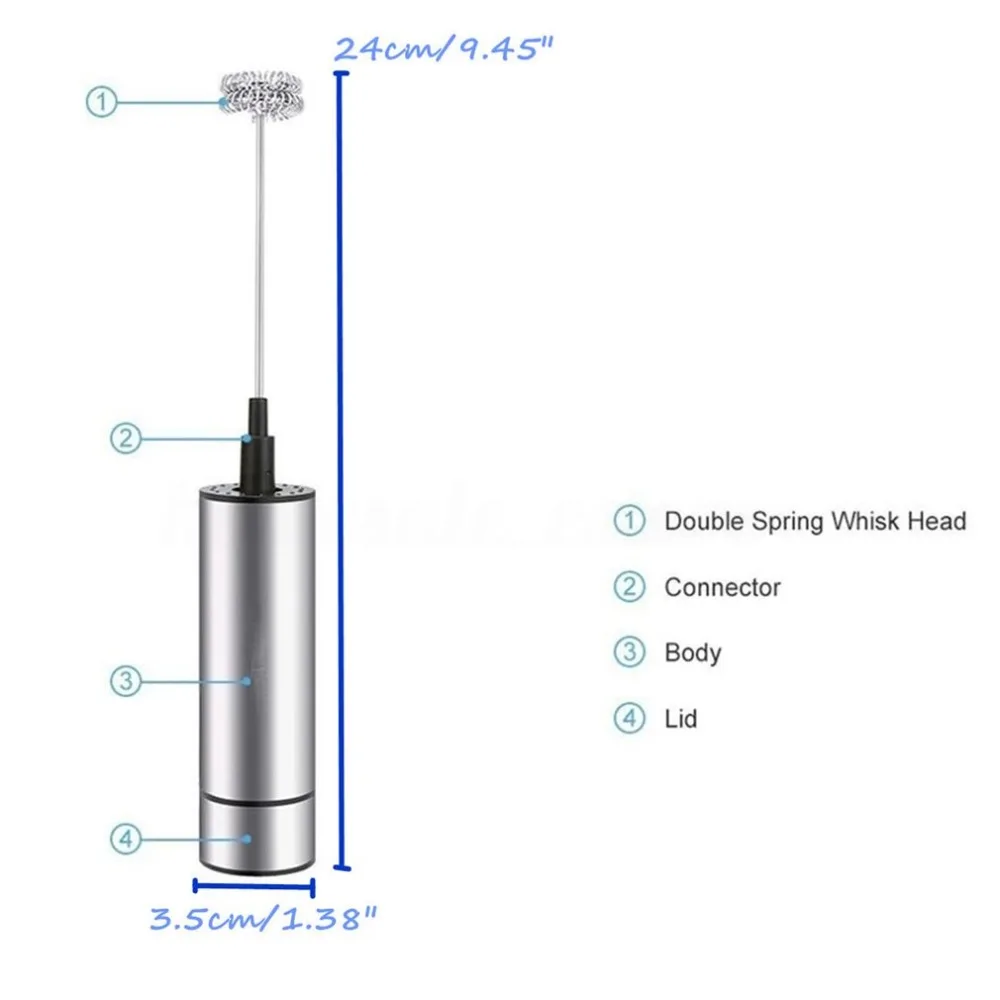 Электрический Кофе вспениватель молока шейкер из нержавеющей стали латте мешалка гаджет инструменты ручной мешалки для горячего шоколада латте