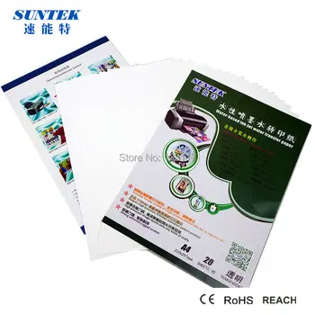 

Inkjet Waterslide Decal Paper Printing Designs Transfer Onto Glass Surfaces (CE, RoHS, REACH)