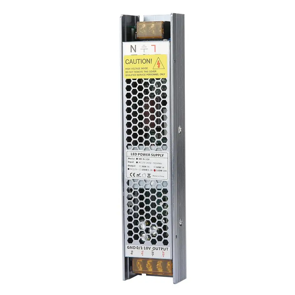 Топ трансформаторы систем освещения 12V 10A 120W светодиодный Диммируемый драйвер затемнения Питание трансформатор