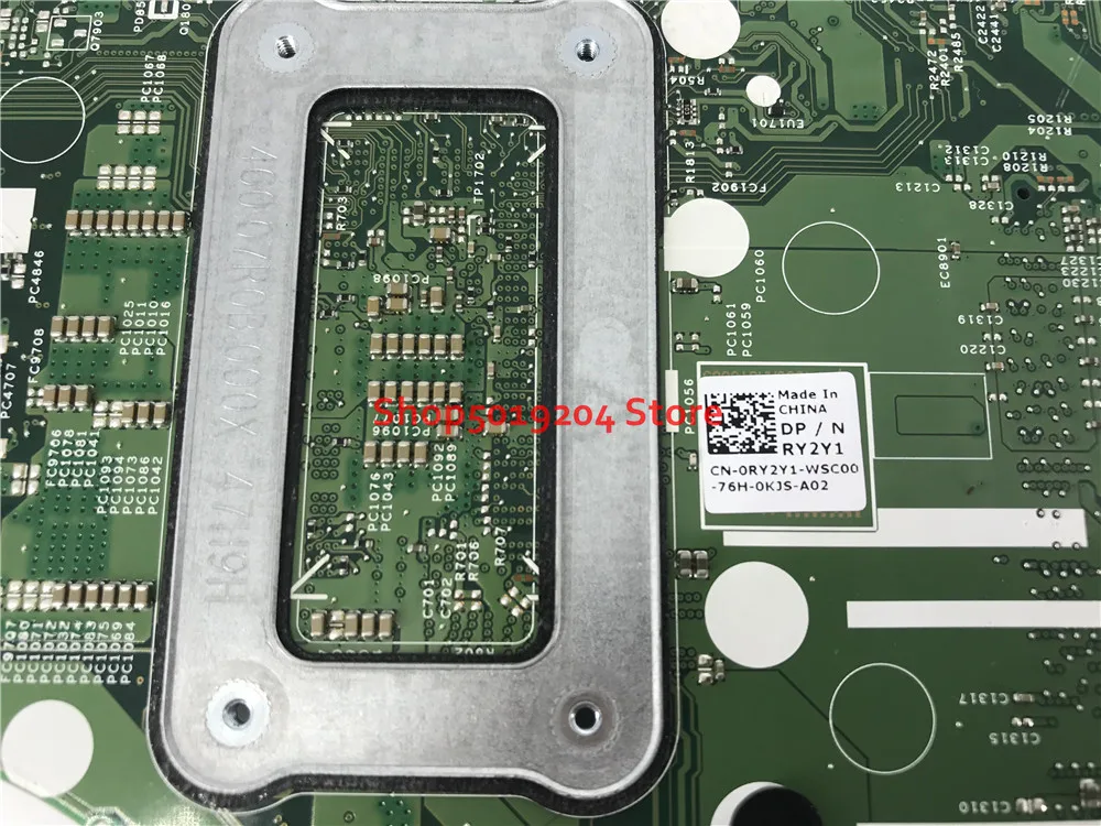 Материнская плата для ноутбука DELL Inspiron 15 3567 3467 материнская с SR2ZW CN 0RY2Y1 cpu 15341 1 91N85