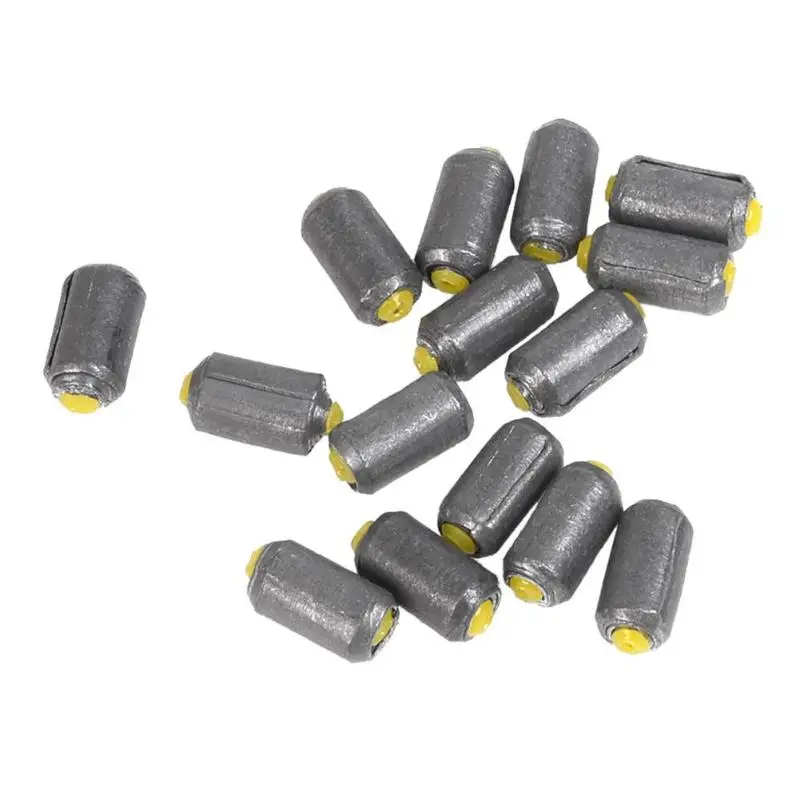 50pcs Cylindrical Lead Weights Lead Shot Fishing Sinker Kit Fishing Tackle 1-4g