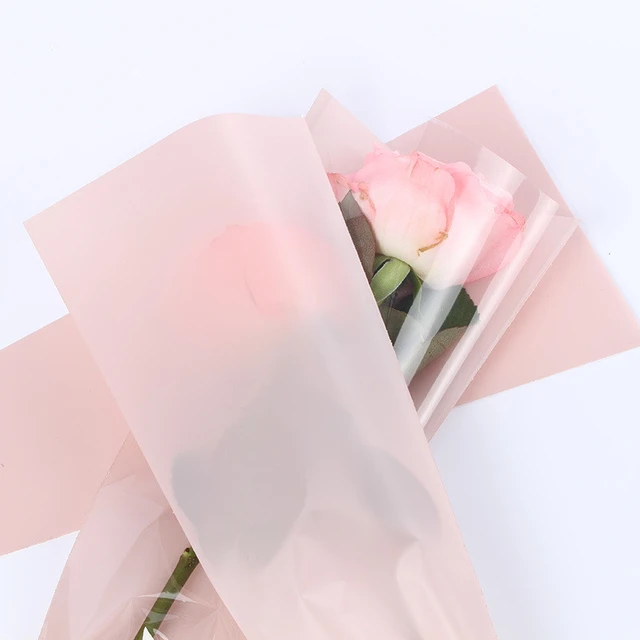 Wholesale Bag flower single-sided flower wrapping paper bouquet handmade  DIY materials full rose shop florist From m.