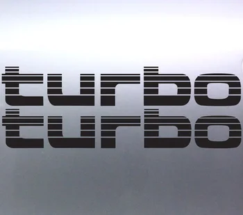 

2pcs TURBO Stickers Landcruiser 4WD 4x4 Sticker Australian made 80 Series 27x4.5cm