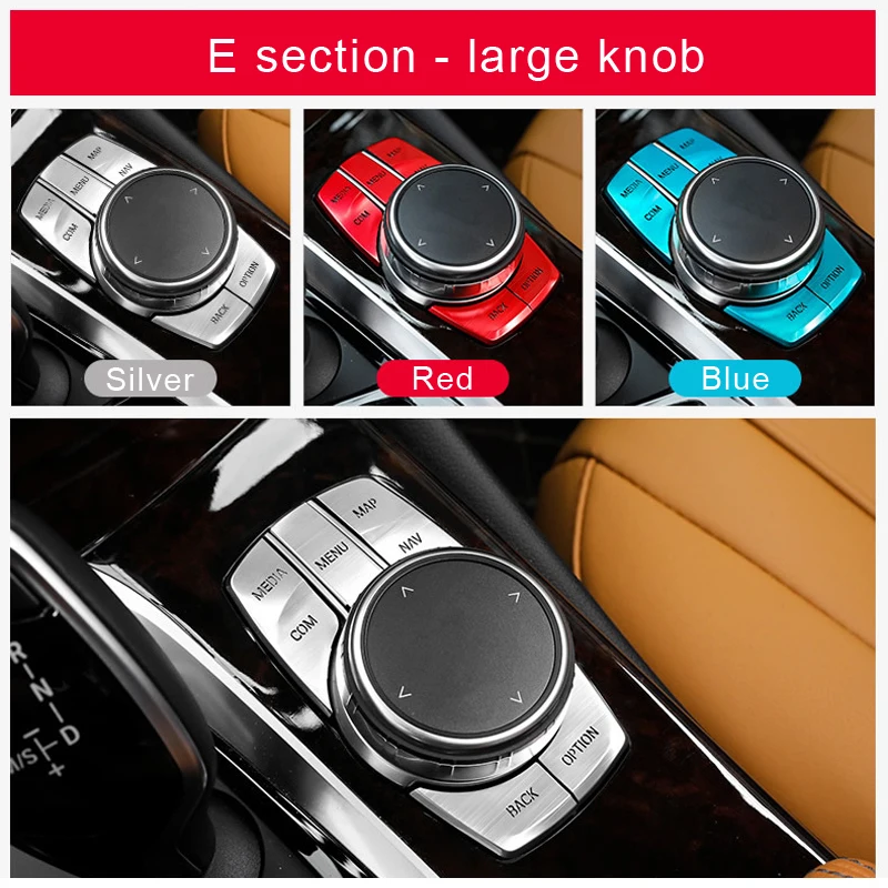 

Airspeed for BMW 5 Series G30 528i 530i 540i Car Multimedia Buttons Cover ABS Interior Decorations Scratch Resistant Car Styling
