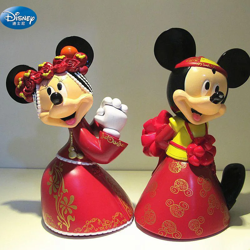 2 шт./лот 7 см Минни Микки Маус marry Action disney Китай красные куклы детские игрушки