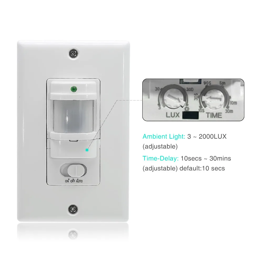 110v 220v Ac On Off Auto Wall Mount Motion Sensor Switch Automatic 110v 220v Ac On Off Auto Wall Mount Motion Sensor Switch Automatic Pir Infrared Light With Control In Switches From Lights