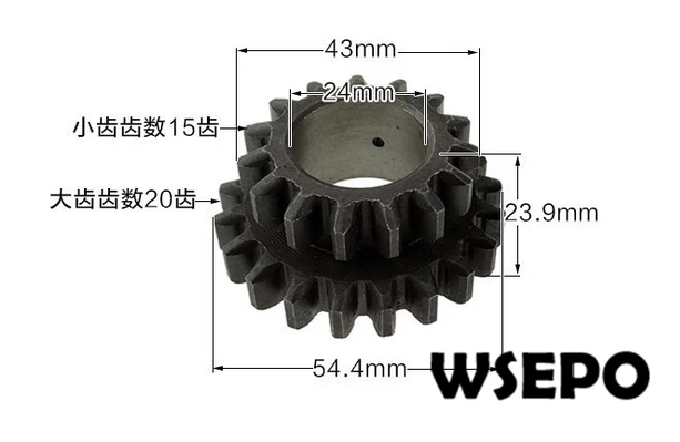 105,135 reverse gear