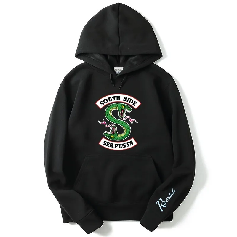 

Riverdale Hoodie Men Women South Side Serpents Harajuku Riverdale Southside Boys Girls Oversize Sweatshirts Pullover Hoodies