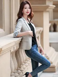 KMETRAM корейский Блейзер женская одежда 2019 весенняя куртка женские блейзеры и куртки уличная куртка плюс размер Chaqueta Mujer Y3131