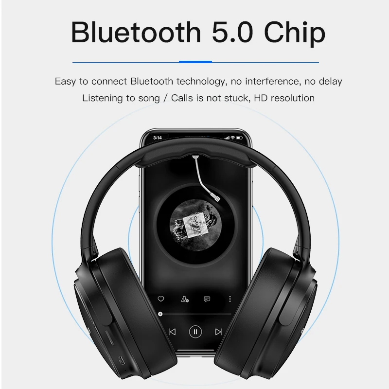 AWEI A780BL беспроводные наушники Bluetooth 5,0 наушники с микрофоном глубокий бас игровая гарнитура Поддержка TF карты для iPhone Xiaomi