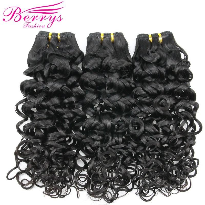 

Berrys Fashion Natural Wave Raw Indian Virgin Hair Bundles Deals 3PCS/Lot 100% Unprocessed Human Hair Extensions 10-28 Inch