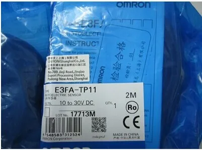 

ew and original E3FA-TP11 10-30VDC 2M 2PCS/LOT