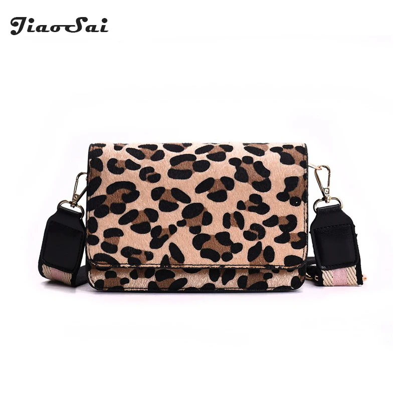

Leopard Print Small Flap Bags For Women 2018 Winter Crossbody Bag Lady Shoulder Hand Bag Handbags Fashion Retro Sexy Sac A Main