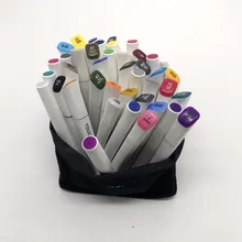 two headed alcohol oily sharpie art mark pen fine markers 30 36 40 hand painted design