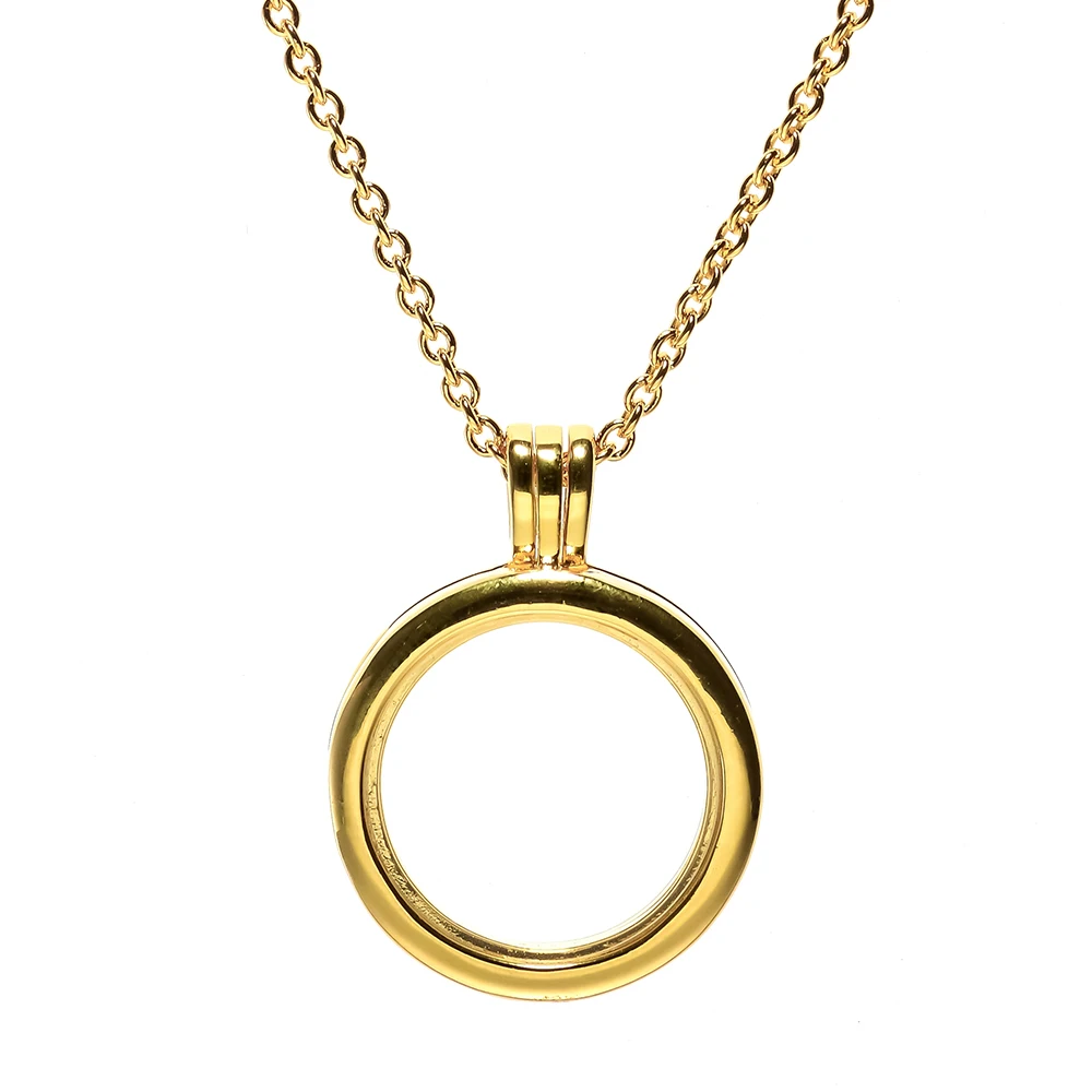 

Signature Floating Locket Necklace 100% 925 Sterling Silver Jewelry Free Shipping