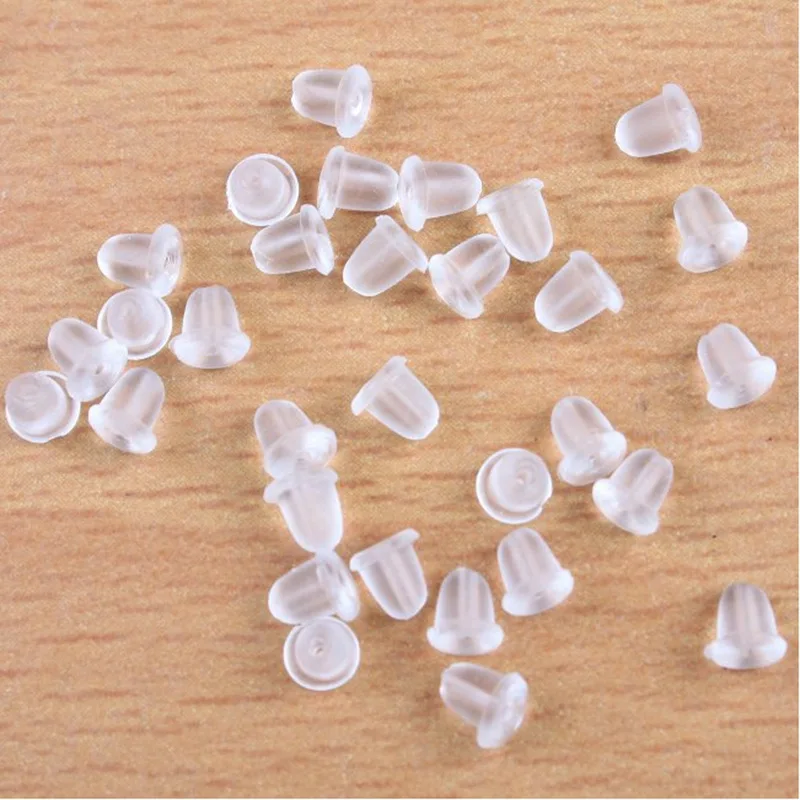 

Pair of Stud Hat Rubber Particles Ear Clip Earrings For Women Round With Cubic Zircon Charm Flower Women Jewelry