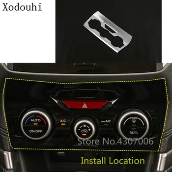 

Car Garnish Cover Detector Trim Middle Air Conditioning Condition Switch Button Outlet Vent For Subaru Forester 2018 2019 2020