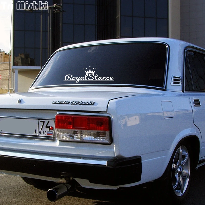 Tri Mishki HZX034 13*37.3см 1 4 шт наклейки на авто royal stance лобовое стекло наклейка авто|car