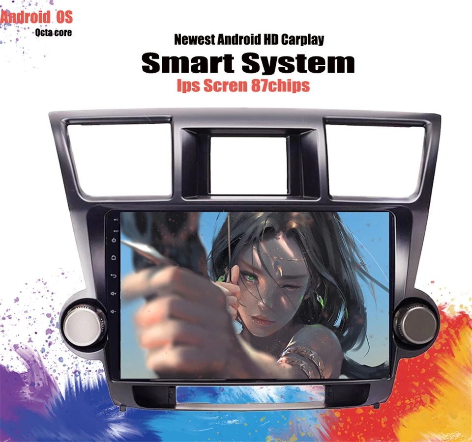 Flash Deal 10.1" 4G RAM 64G ROM Octa Core Android 9.1 Car GPS Navigation For Toyota Highlander 2009-2014 Top Car Accessories Tape Recorder 18 Flash Deal 10.1" 4G RAM 64G ROM Octa Core Android 9.1 Car GPS Navigation For Toyota Highlander 2009-2014 Top Car Accessories Tape Recorder 18