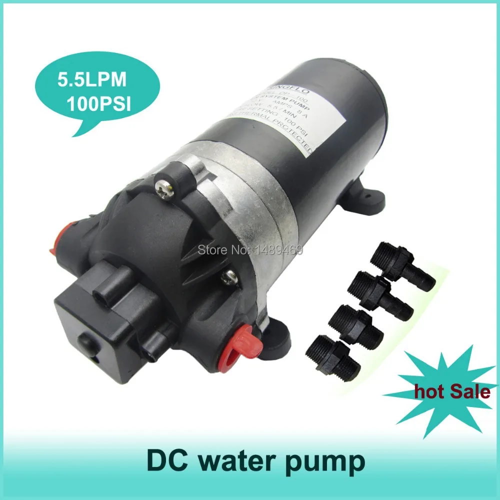 DC 12v 100psi.5.5LPM Electric water pump for agricultural irrigation