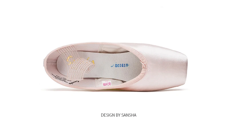 Sansha/Балетки с пуантами «Whisper»; обувь для танцев с мягким носком для девочек и женщин; обувь для тренировок с гелевой лентой; 2022SP