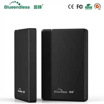 

New product External mechanical hard drive 1TB Sata III to USB 3.0 tool free plastic hdd enclosure 6gbps hard disk blueendless