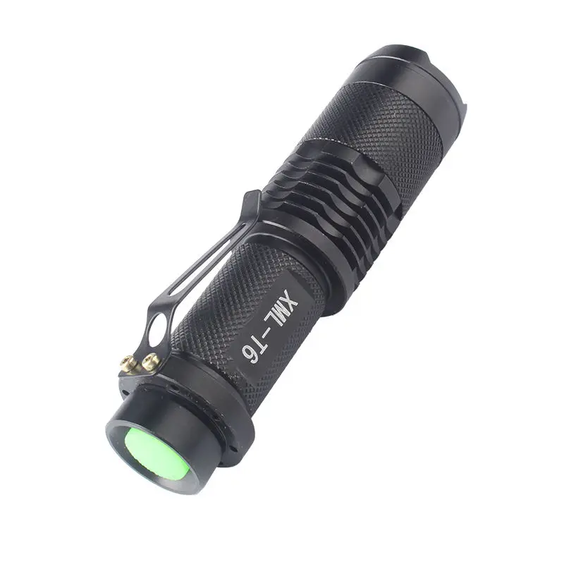 Mini 2500LM 5Mode CREE XML T6 LED Adjustable Focus Al Flashlight Torch Light 6