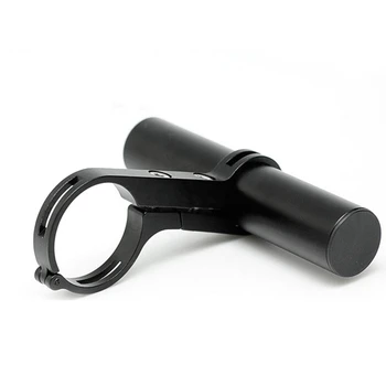 

SEWS-Bike Cycling Bracket Handlebar Extension Extender Stopwatch Bicycle Light Mount black