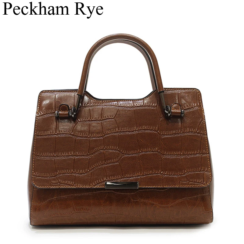 

Vintage Genuine Leather luxury handbags women bags designer 2019 lady's shoulder crossbody bags for women