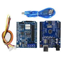 Bluetooth, Wi-Fi, ручка робот автомобиль руки контроллер комплект для Arduino с UNO R3, Двигателя драйвер платы, модуль Wi-Fi, Bluetooth модуль