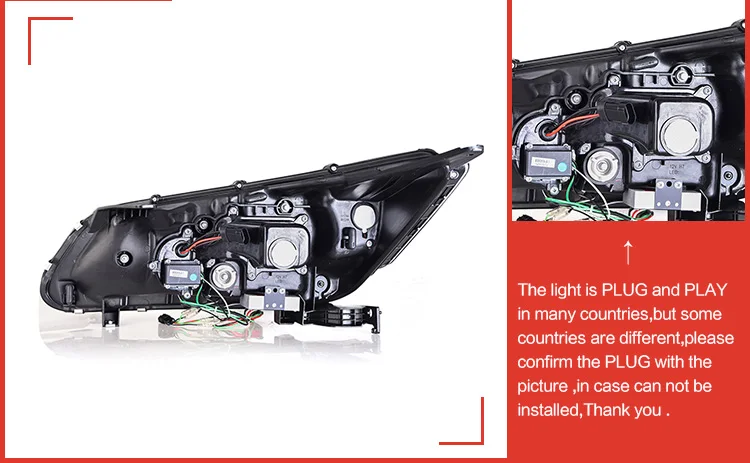 AKD тюнинг Автомобильные фары для Honda Accord- светодиодные фары DRL ходовые огни Биксеноновые Противотуманные фары ангельские глазки авто