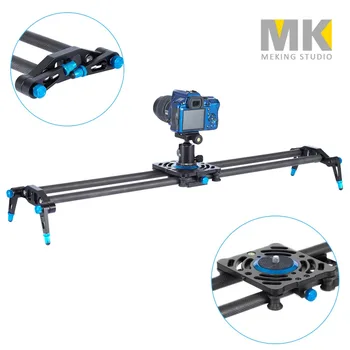 

Meking 80cm 100cm 120cm Carbon Fiber rails shooting slider Dslr Camera Slider Rail Track Dolly Video Stabilization