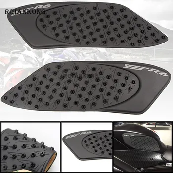 

Motorcycle Anti Slip Gas Oil Fuel Tank Traction Pad Protector Knee Side Decal Sticker For Yamaha YZF R6 YZF-R6 YZFR6 2006 2007