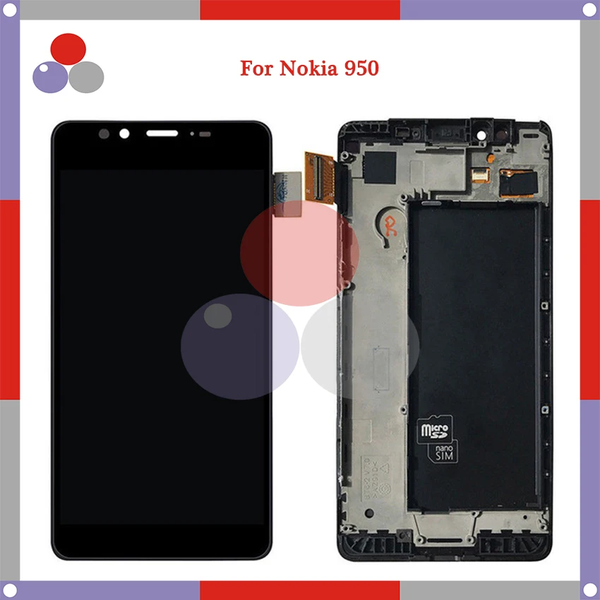 10 шт./лот 5 2 ''для Nokia Lumia 950 RM-1104 LCD дигитайзер в сборе сенсорный экран запасные