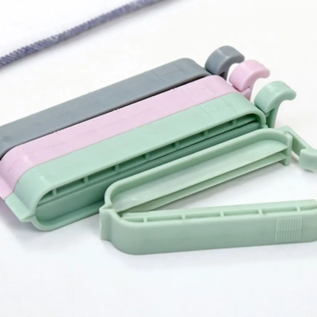 

2018 New Arrival 12Pcs/set Bag Clips Snack Fresh Food Storage Bag Sealer Kitchen Mini Vacuum Sealer Clamp