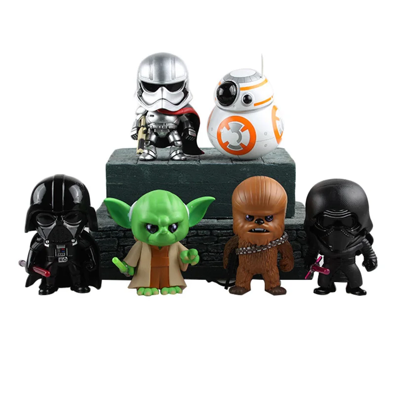 

Funko POP Star Wars: The Force Awakens Master Yoda Darth Vader BB-8 Action figure toys Doll Collectible Model toys for chlidren