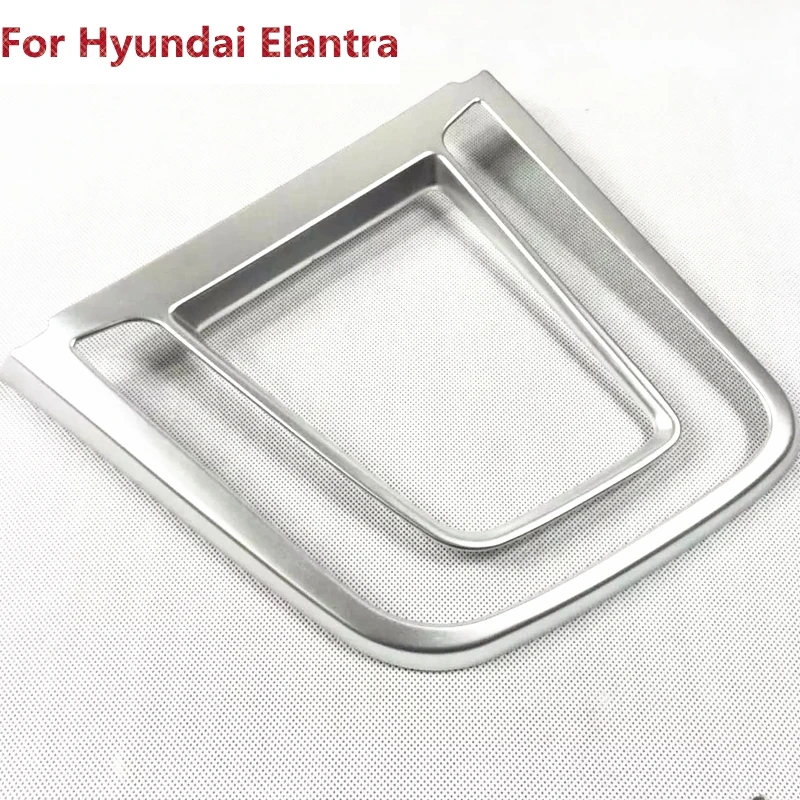 Для hyundai Elantra Avante 6th хромированный Автомобильный интерьер центр управления консолями коробка передач Крышка отделка протекторы молдинг