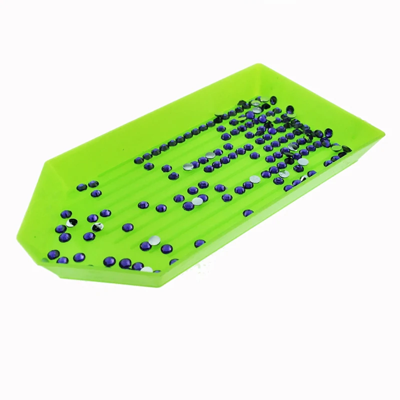 10Pcs 5D DIY Diamond Painting Drill Plates Tray Full Round Square