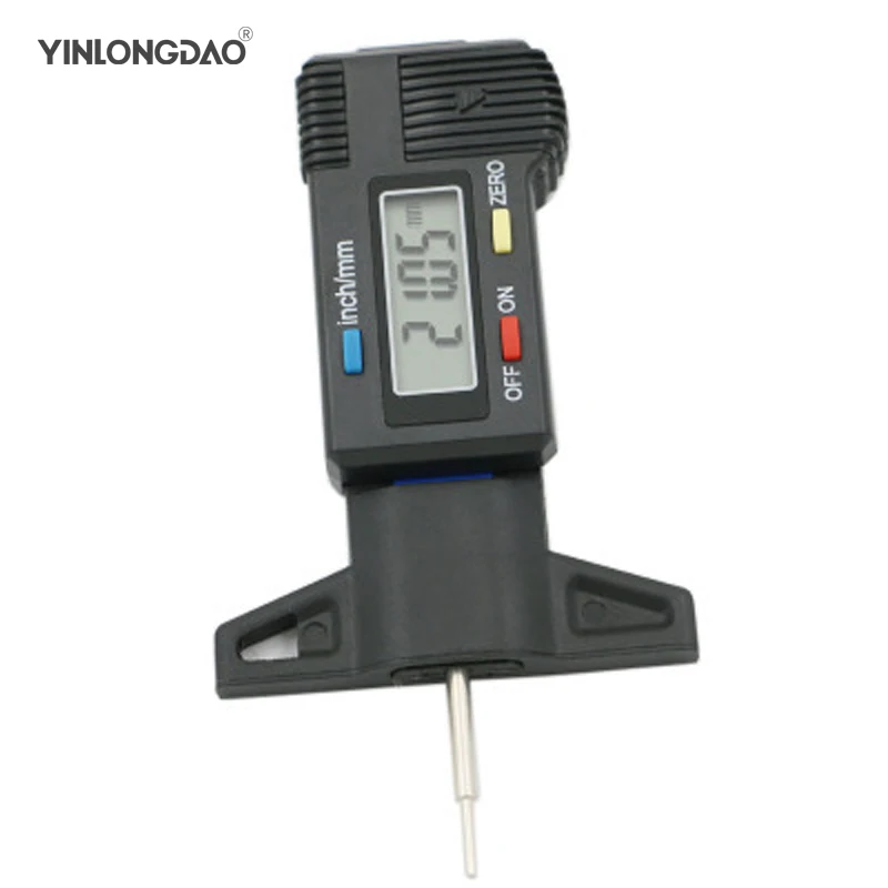 Portablbe Digital LCD Car Tyre Tire Tread Depth Gauge Meter Ruler Caliper Measuring Tool for Moto Truck 0-25.4mm Metric/Inch Portablbe Digital LCD Car Tyre Tire Tread Depth Gauge Meter Ruler Caliper Measuring Tool for Moto Truck 0-25.4mm Metric/Inch