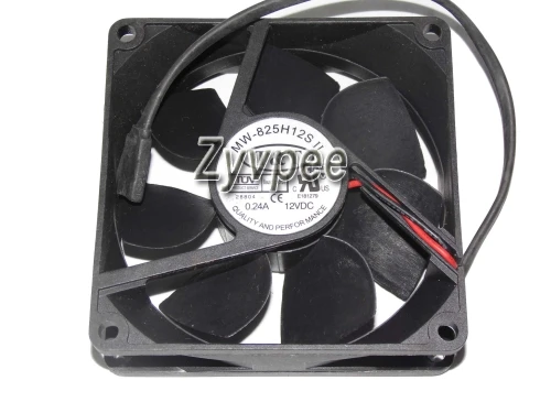 T&T 8025 MW-825H12S 12V 0.24A 2Wire case fan